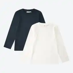 NKD Kinder-Langarmshirt mit Baumwolle, 2er-Pack Angebot