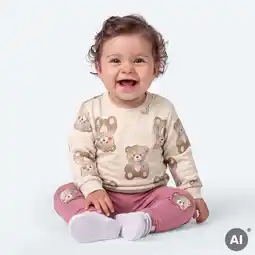 NKD Baby-Mädchen-Set mit Bären-Motiv, 2-teilig Angebot