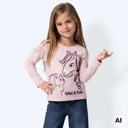 NKD Kinder-Mädchen-Shirt mit Frontaufdruck Angebot