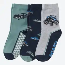 NKD Kinder-Jungen-Socken mit Fahrzeug-Motiven, 3er-Pack Angebot