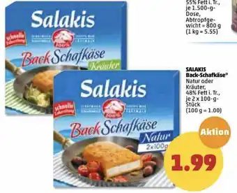 PENNY Salakis Back Scharfkäse 100g Angebot