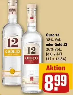 REWE Ouzo 12 oder Gold 12 Angebot
