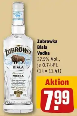 REWE Zubrowka Biala Vodka Angebot