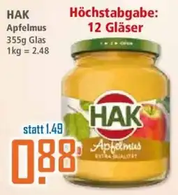Klaas und Kock HAK Apfelmus Angebot