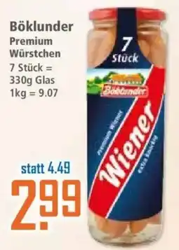 Klaas und Kock Böklunder Premium Würstchen Angebot