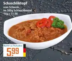 Klaas und Kock Schaschliktopf vom Schwein Angebot