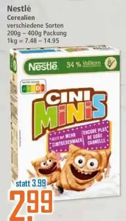 Klaas und Kock Nestlé Cini Minis Angebot