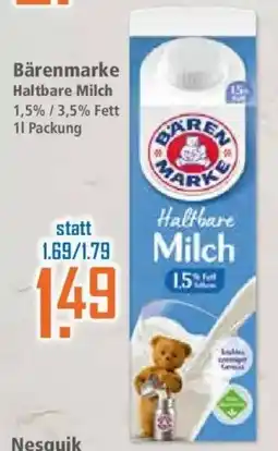 Klaas und Kock Bärenmarke Haltbare Milch Angebot