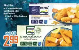 Klaas und Kock Frosta MSC Fischstäbchen Cornflakes oder Bio-Panade Angebot