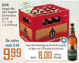 Klaas und Kock DUB Siegel Pils Angebot