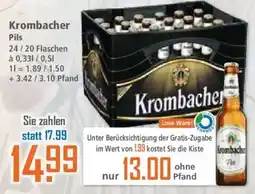 Klaas und Kock Krombacher Pils Angebot
