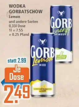 Klaas und Kock WODKA GORBATSCHOW Lemon Angebot