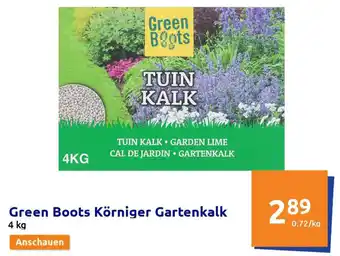 Action Green Boots Körniger Gartenkalk 4kg Angebot