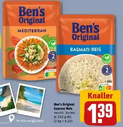 REWE Ben's Original Express Reis Angebot