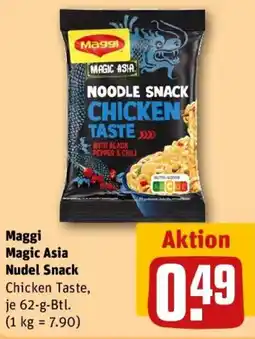 REWE Maggi Magic Asia Nudel Snack Angebot