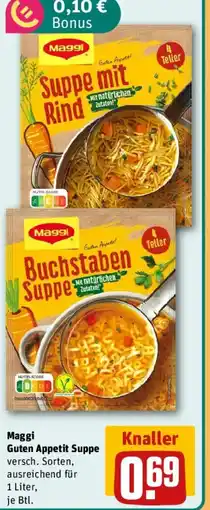 REWE Maggi Guten Appetit Suppe Angebot