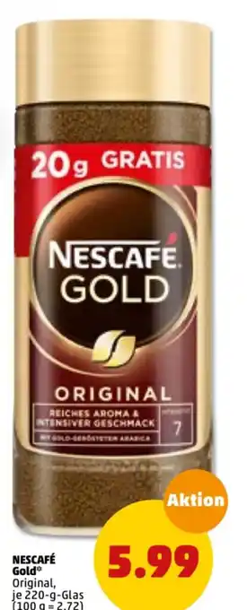 PENNY Nescafé Gold 220g Angebot