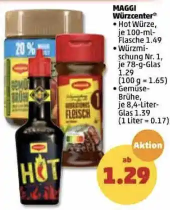 PENNY Maggi Würzcenter 100ml Angebot