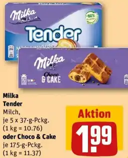 REWE Milka Tender oder Choco & Cake Angebot