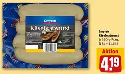 REWE Gmyrek Käsebratwurst Angebot