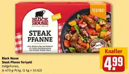 REWE Block House Steak Pfanne Teriyaki Angebot