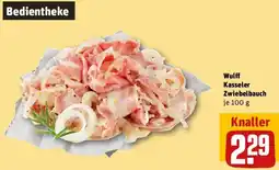 REWE Wulff Kasseler Zwiebelbauch Angebot