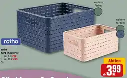 REWE rotho Korb Country Angebot