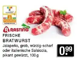 Edeka Zurheide RASTING FRISCHE BRATWURST Angebot