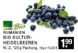 Edeka Zurheide EDEKA Bio Heidelbeeren Angebot