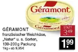 Edeka Zurheide GÉRAMONT französischer Weichkäse Angebot