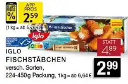 Edeka Zurheide IGLO FISCHSTÄBCHEN Angebot
