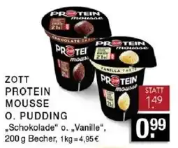 Edeka Zurheide ZOTT PROTEIN MOUSSE O. PUDDING Angebot