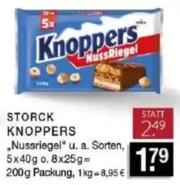 Edeka Zurheide STORCK KNOPPERS Nussriegel Angebot