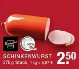 Edeka Zurheide Zurichel SCHINKENWURST Angebot