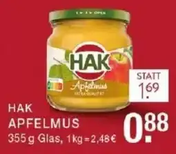 Edeka Zurheide HAK APFELMUS Angebot