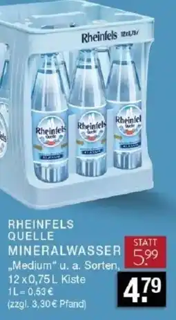 Edeka Zurheide Rheinfels Quelle Mineralwasser Angebot