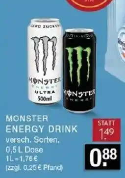 Edeka Zurheide MONSTER ENERGY DRINK Angebot