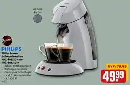 REWE Philips Senseo Kaffeepadmaschine HD7806/50 oder HD7806/10 Angebot