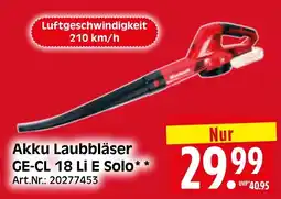 Herkules Baumarkt Akku Laubbläser CE-CL 18 Li E Solo Angebot