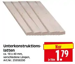 Herkules Baumarkt Unterkonstruktions-latten Angebot