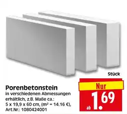 Herkules Baumarkt Porenbetonstein Angebot
