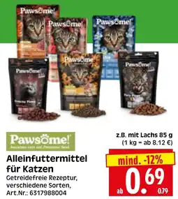 Herkules Baumarkt Pawsome! Alleinfuttermittel für Katzen Angebot