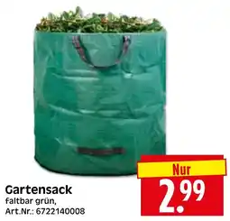 Herkules Baumarkt Gartensack faltbar grün Angebot