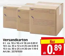 Herkules Baumarkt Versandkarton Angebot