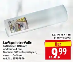 Herkules Baumarkt Luftpolsterfolie Angebot