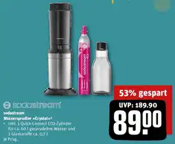 REWE Sodastream Wassersprudler Crystal Angebot