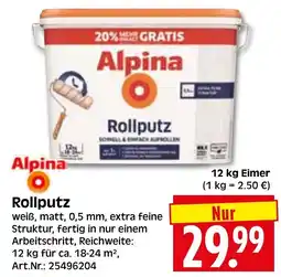Herkules Baumarkt Alpina Rollputz Angebot