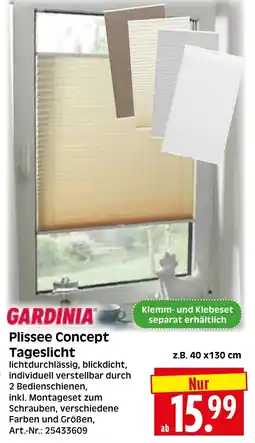 Herkules Baumarkt GARDINIA Plisseee Concept Tageslicht Angebot