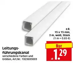 Herkules Baumarkt Leitungs-führungskanal Angebot