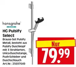 Herkules Baumarkt hansgrohe HG Pulsify Select Angebot